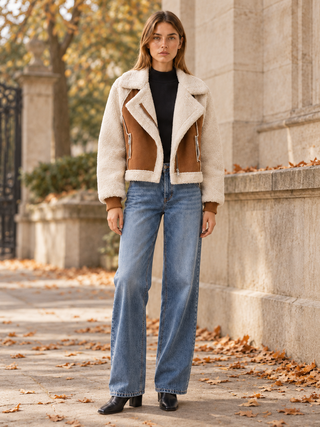 Jade | Women's Aviator Sherpa Jacket Winter