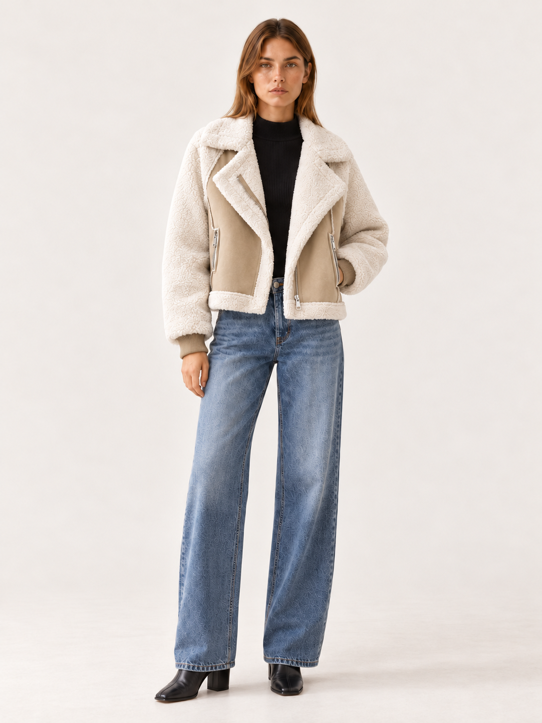 Jade | Women's Aviator Sherpa Jacket Winter
