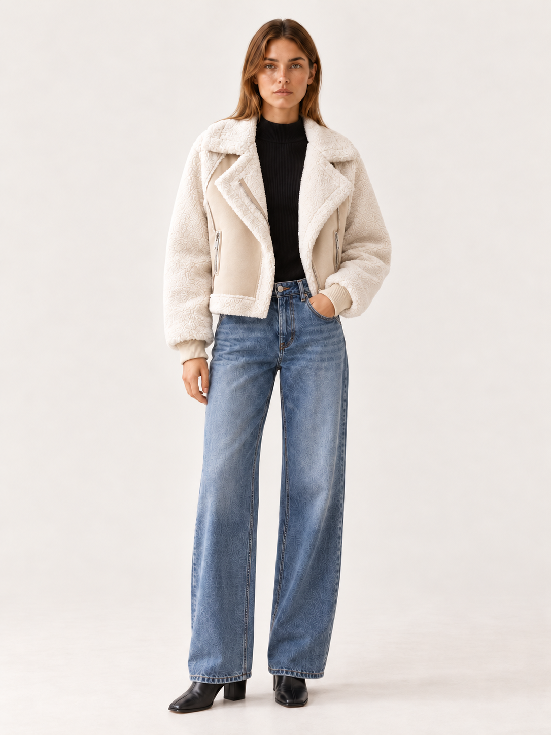 Jade | Women's Aviator Sherpa Jacket Winter