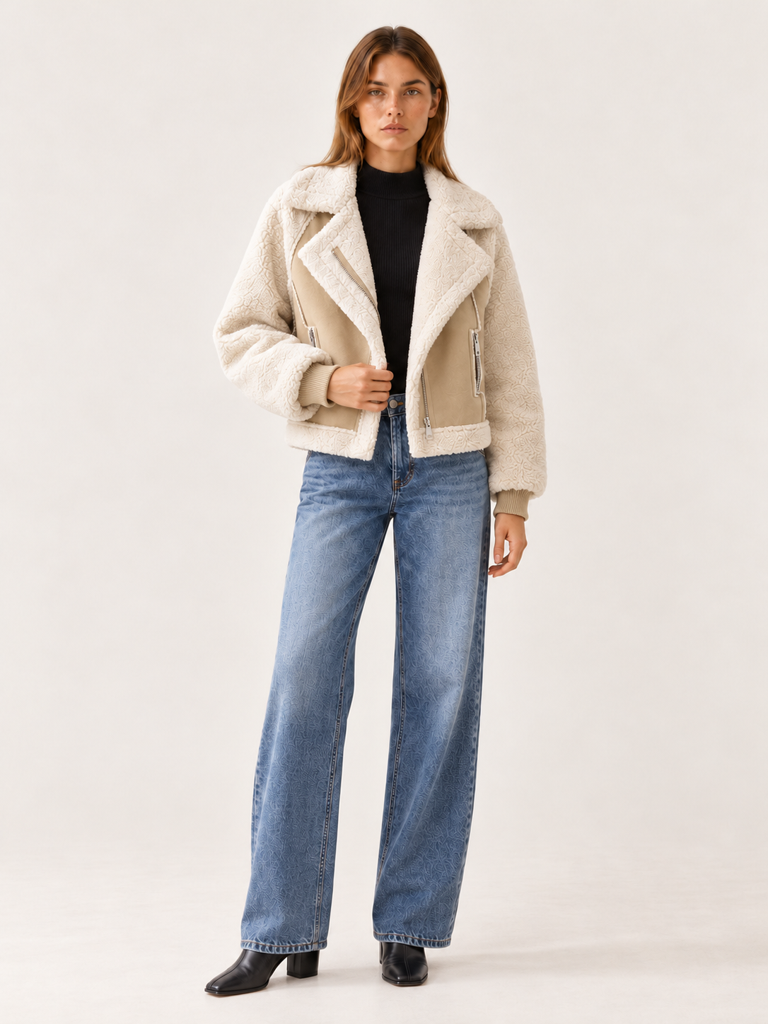 Jade | Women's Aviator Sherpa Jacket Winter