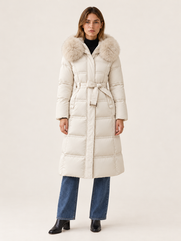 Joanna | Women's Hooded Long Puffer Coat Winter