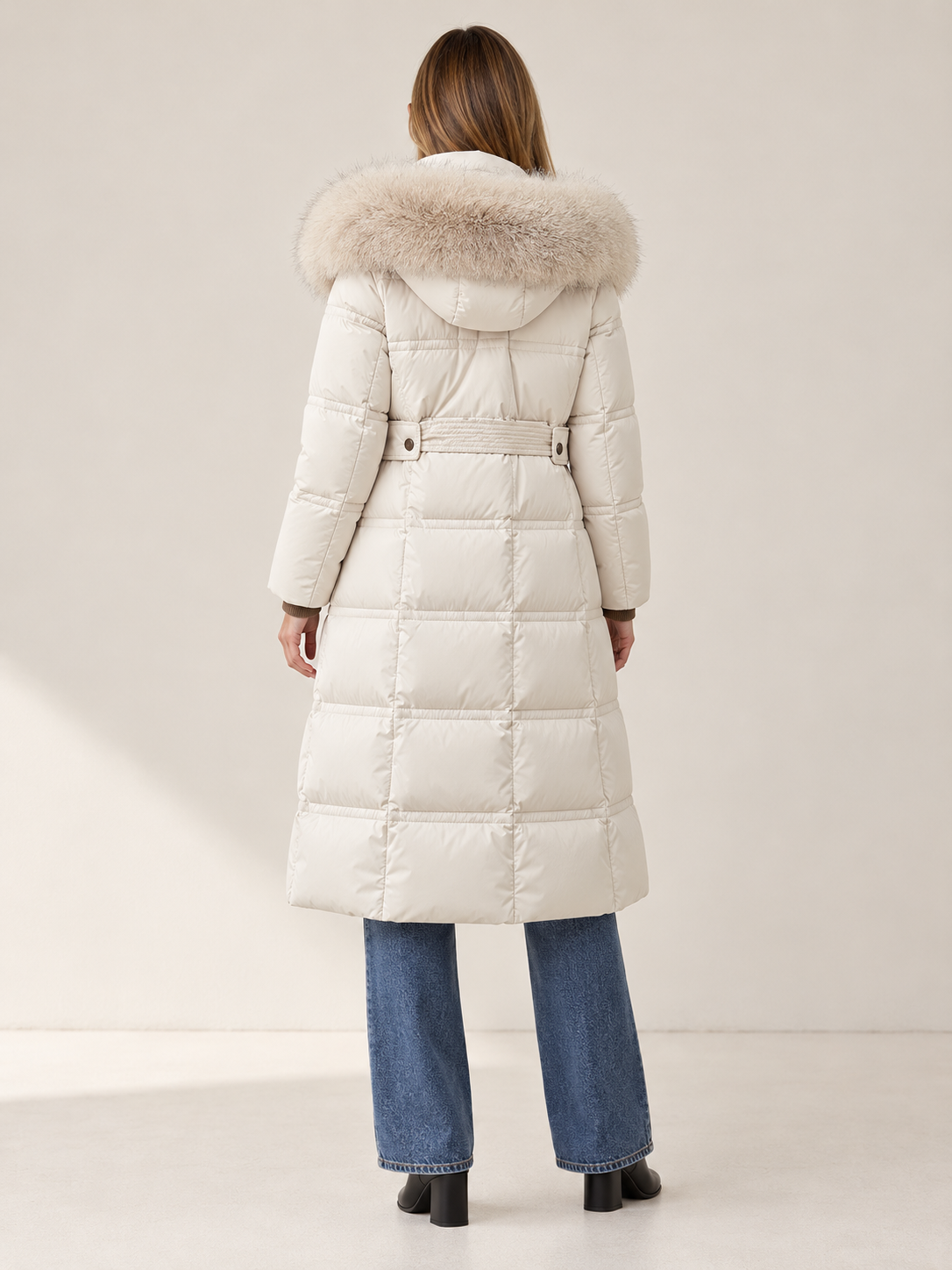 Joanna | Women's Hooded Long Puffer Coat Winter