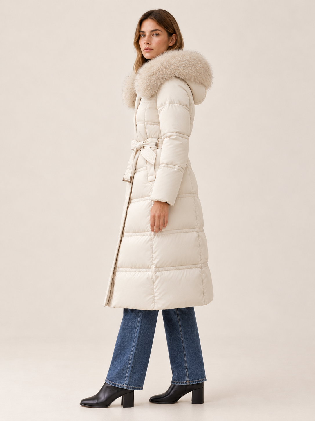 Joanna | Women's Hooded Long Puffer Coat Winter