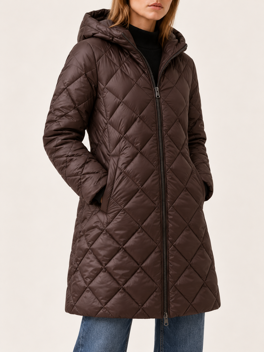 Juliette | Women's Long Quilted Puffer Coat Winter