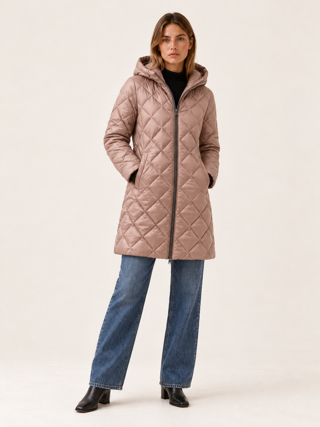 Juliette | Women's Long Quilted Puffer Coat Winter