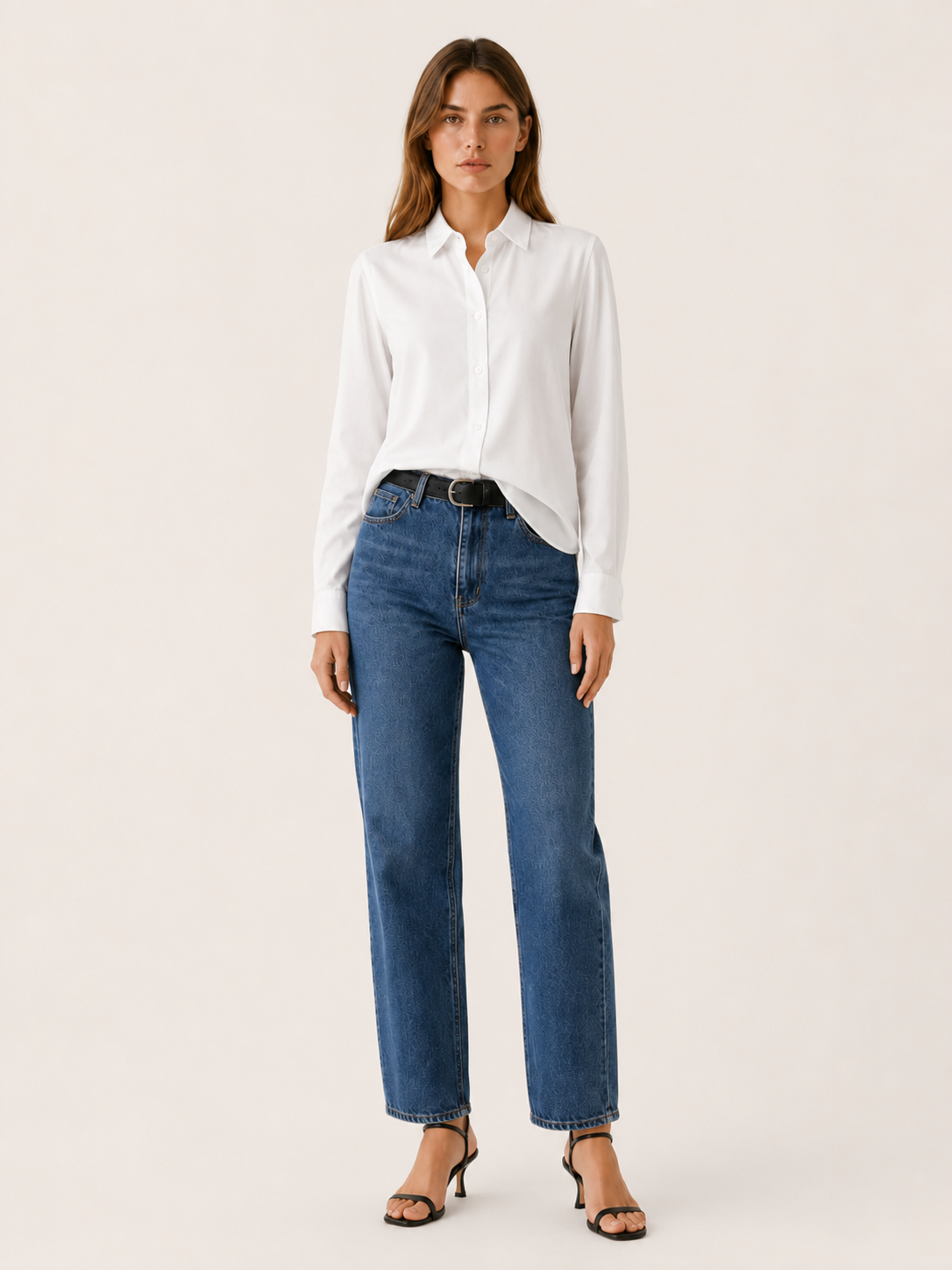 Kaelin | Collared Blouse with Button Front