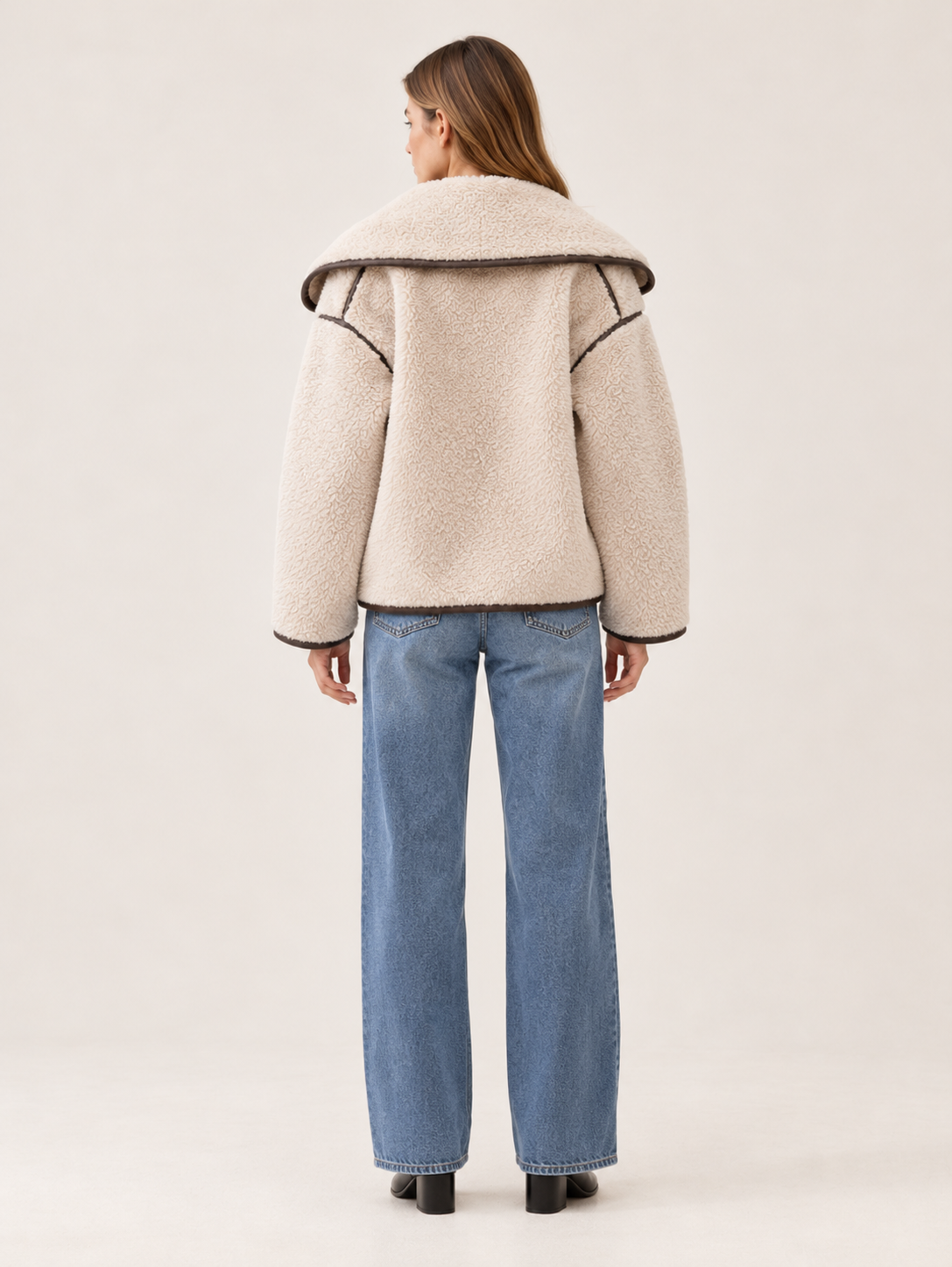 Kali | Women's Cropped Teddy Jacket Winter