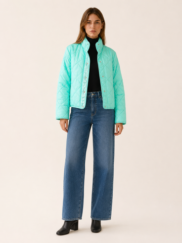 Kayla | Women's Short Puffer Jacket with High Collar