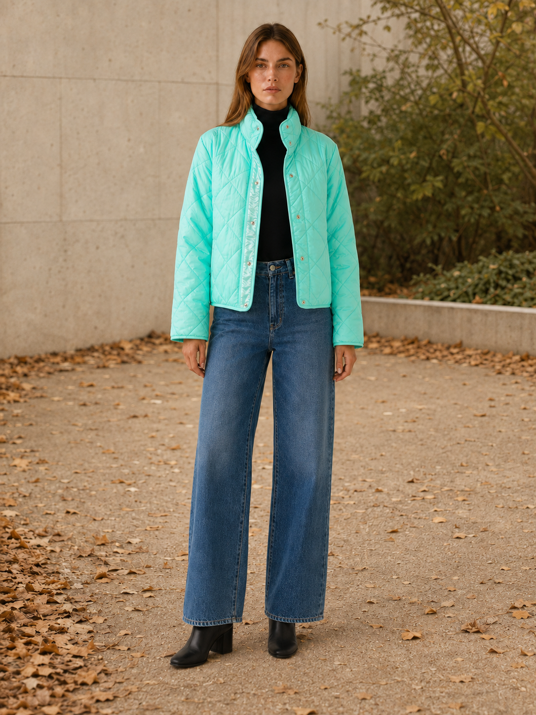 Kayla | Women's Short Puffer Jacket with High Collar