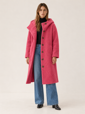 Kimberly | Women's Hooded Fleece Coat Winter
