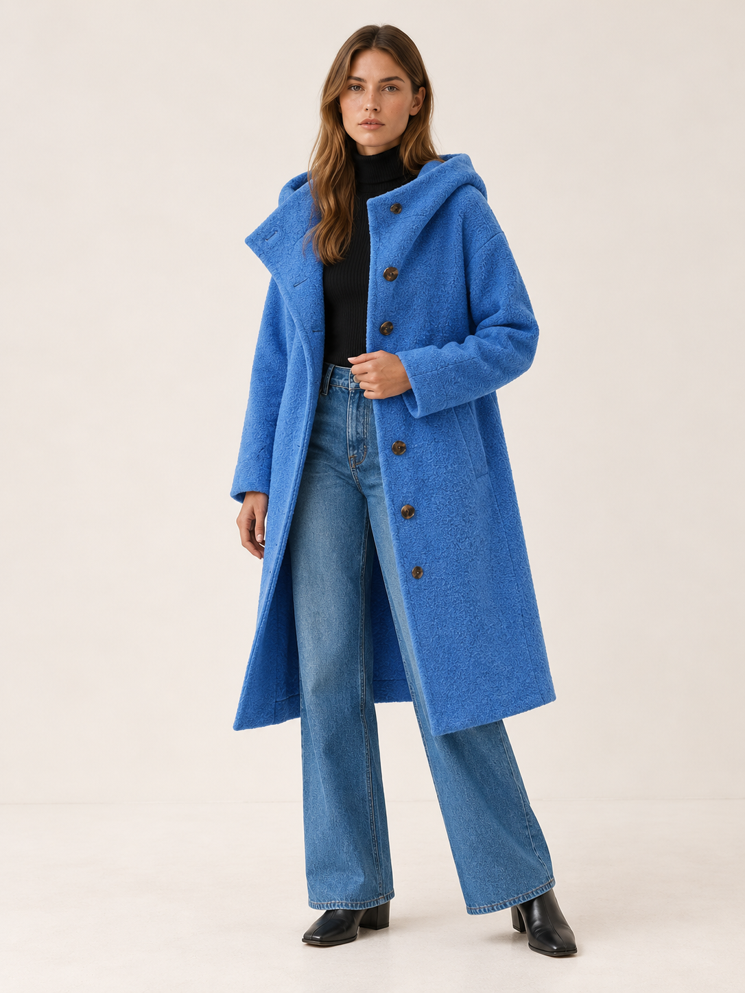 Kimberly | Women's Hooded Fleece Coat Winter