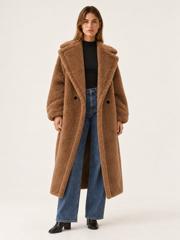 Lainey | Women's Long Teddy Coat Winter