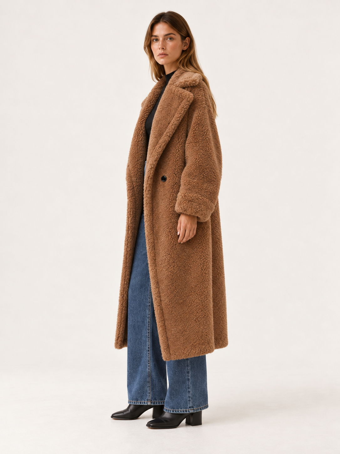 Lainey | Women's Long Teddy Coat Winter