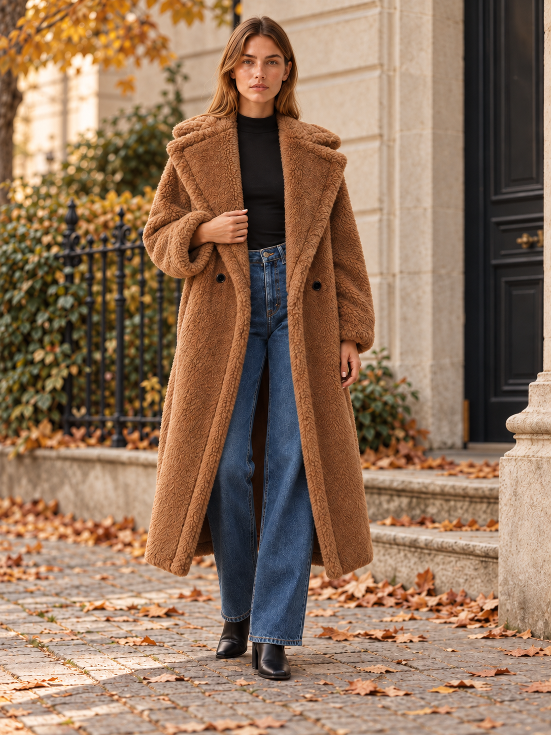 Lainey | Women's Long Teddy Coat Winter