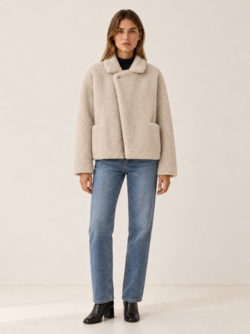 Leilani | Women's Cropped Teddy Jacket Winter