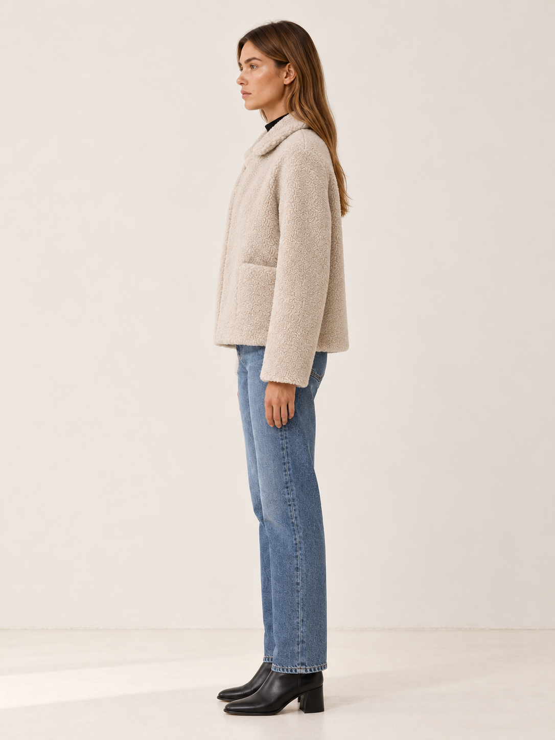 Leilani | Women's Cropped Teddy Jacket Winter