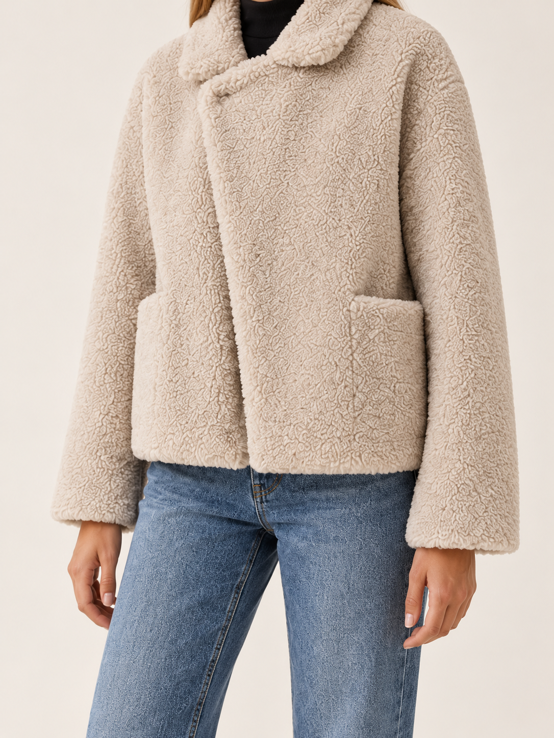 Leilani | Women's Cropped Teddy Jacket Winter