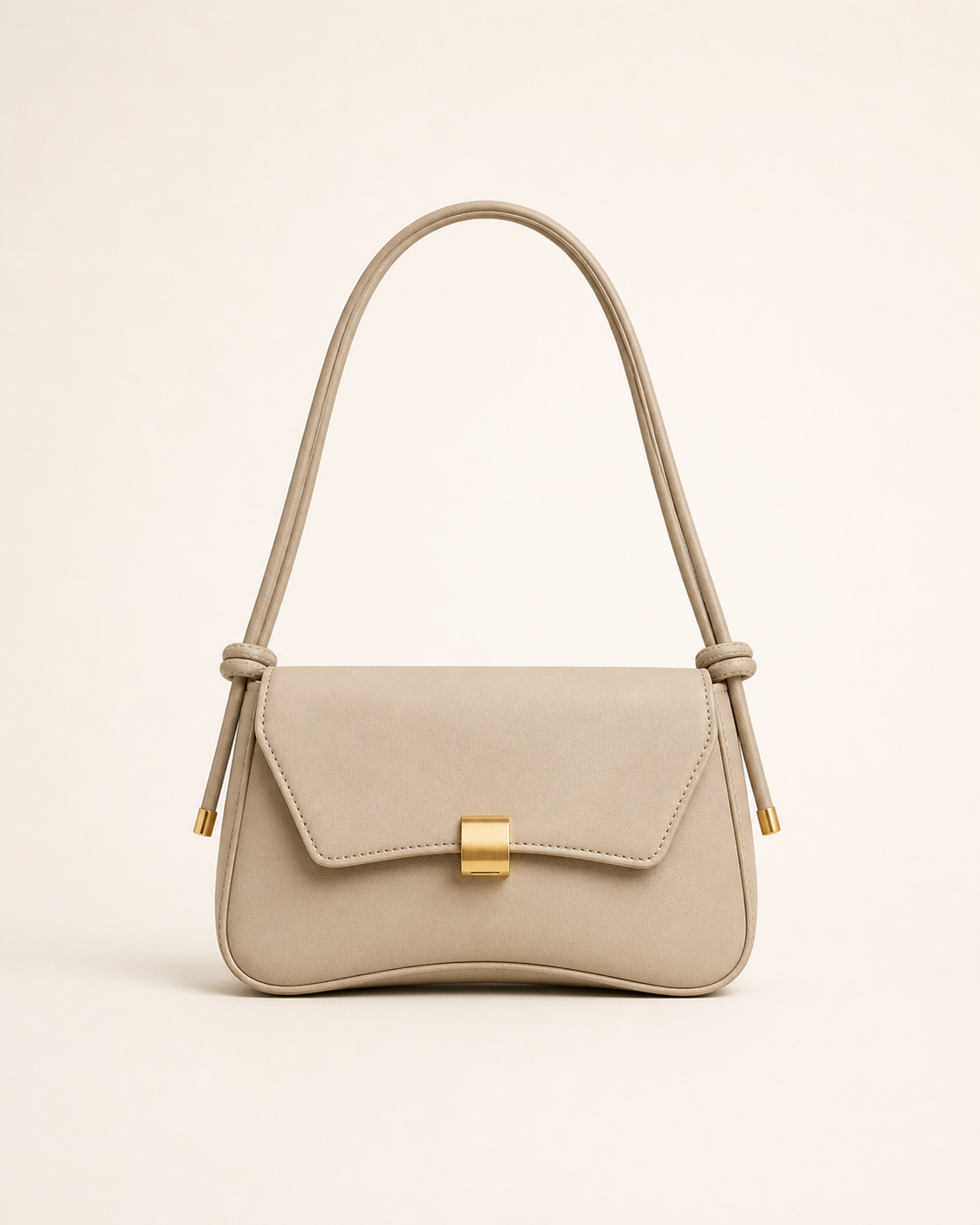 Lunara | Shoulder Bag with Gold Clasp Detail