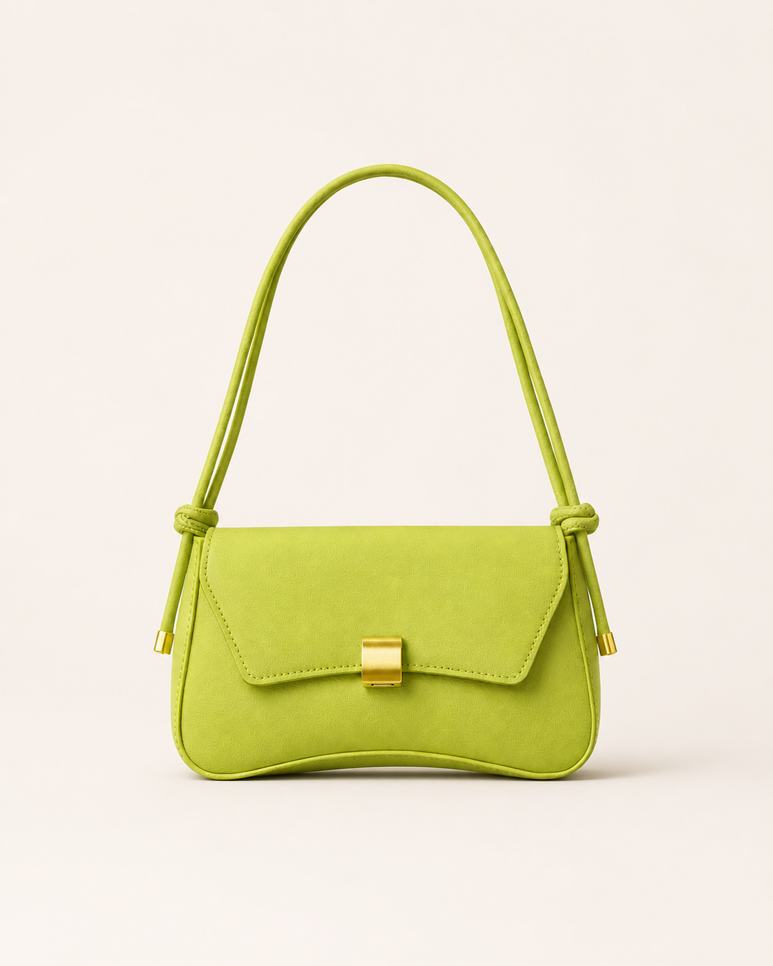 Lunara | Shoulder Bag with Gold Clasp Detail