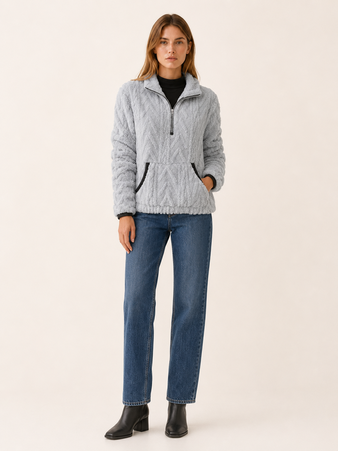 Lunelle | Women's Half-Zip Fleece Jumper