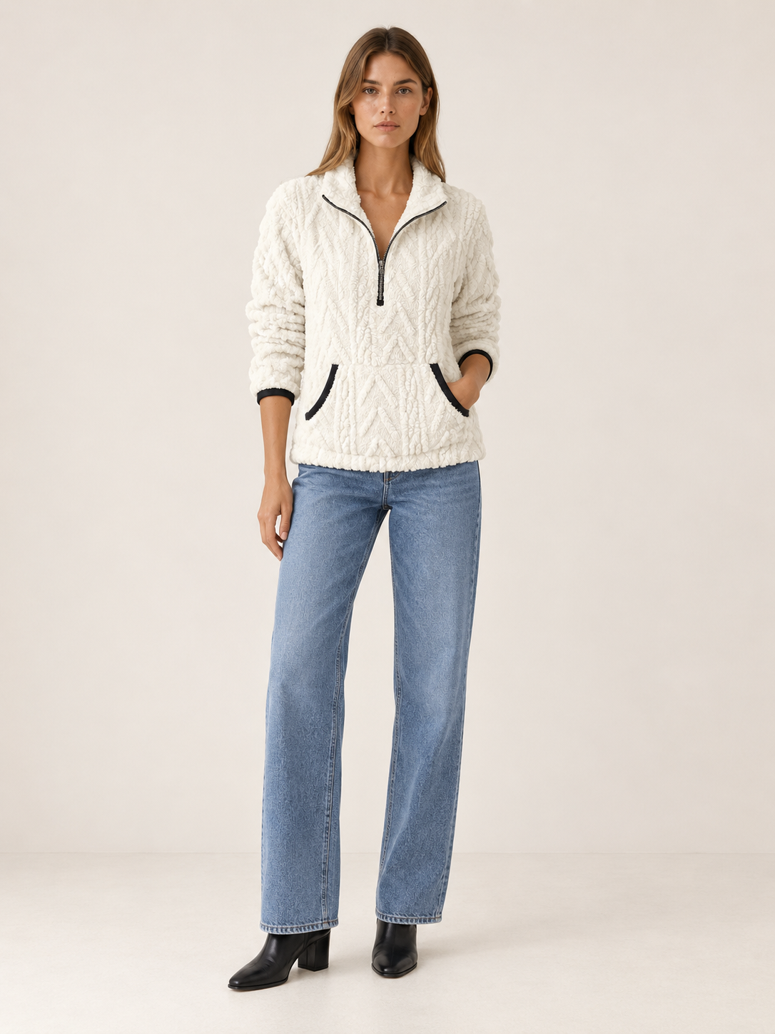 Lunelle | Women's Half-Zip Fleece Jumper
