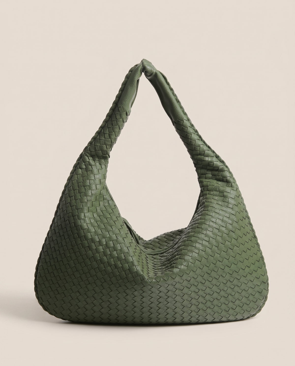 Maeve | Woven Shoulder Bag with Slouchy Shape