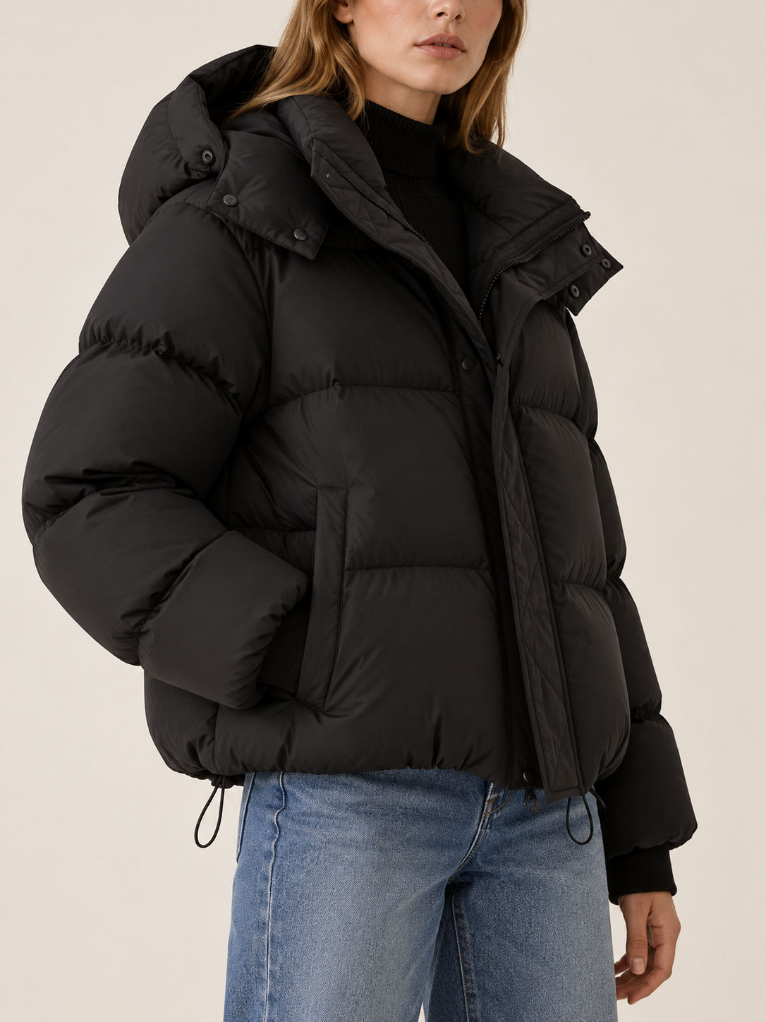 Maggie | Women's Cropped Puffer Jacket Winter