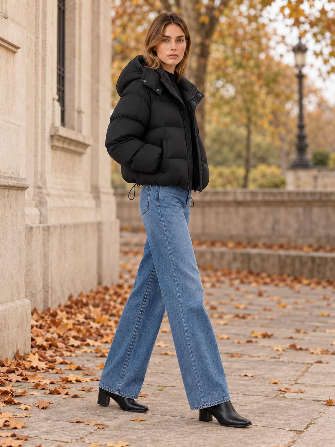Maggie | Women's Cropped Puffer Jacket Winter