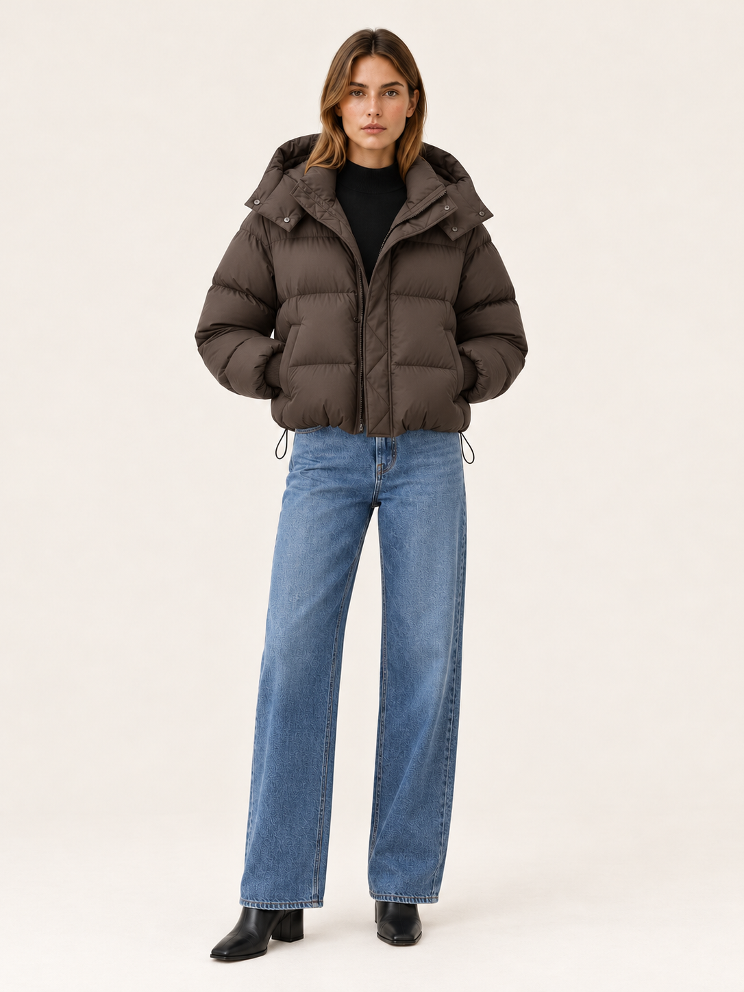 Maggie | Women's Cropped Puffer Jacket Winter