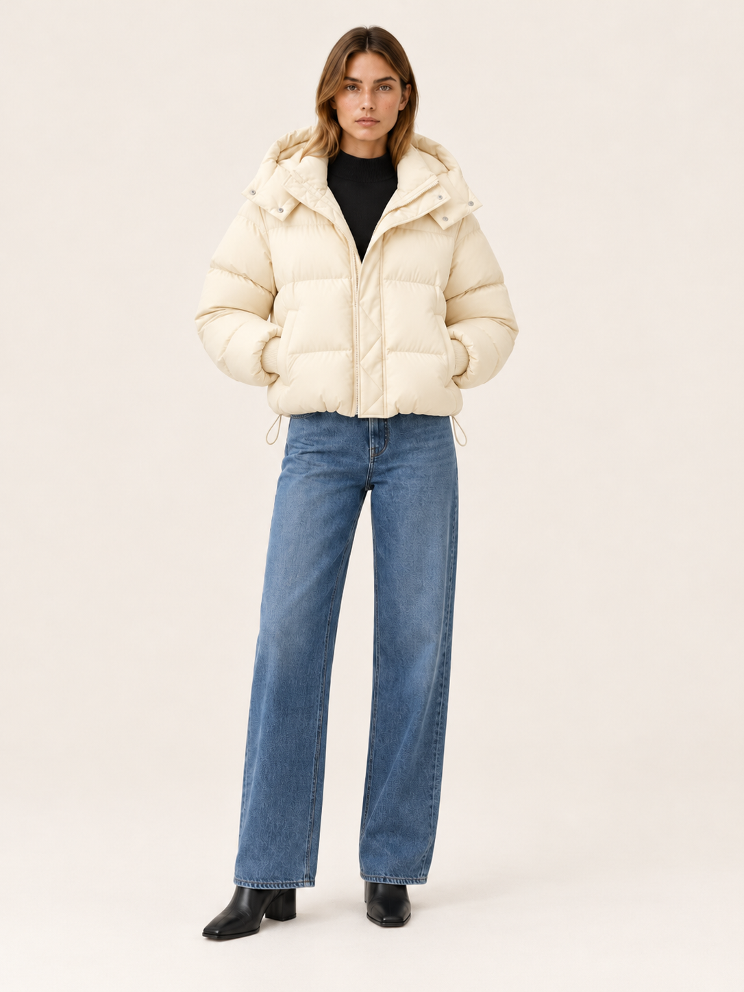Maggie | Women's Cropped Puffer Jacket Winter
