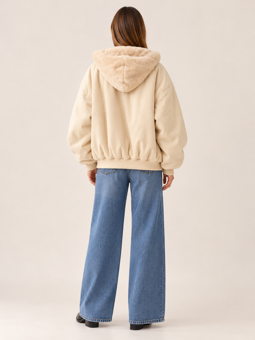Marcelina | Women's Reversible Faux Fur Jacket Winter