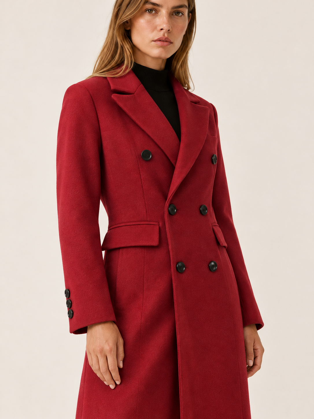 Marceline | Women's Double-Breasted Long Coat Winter Work
