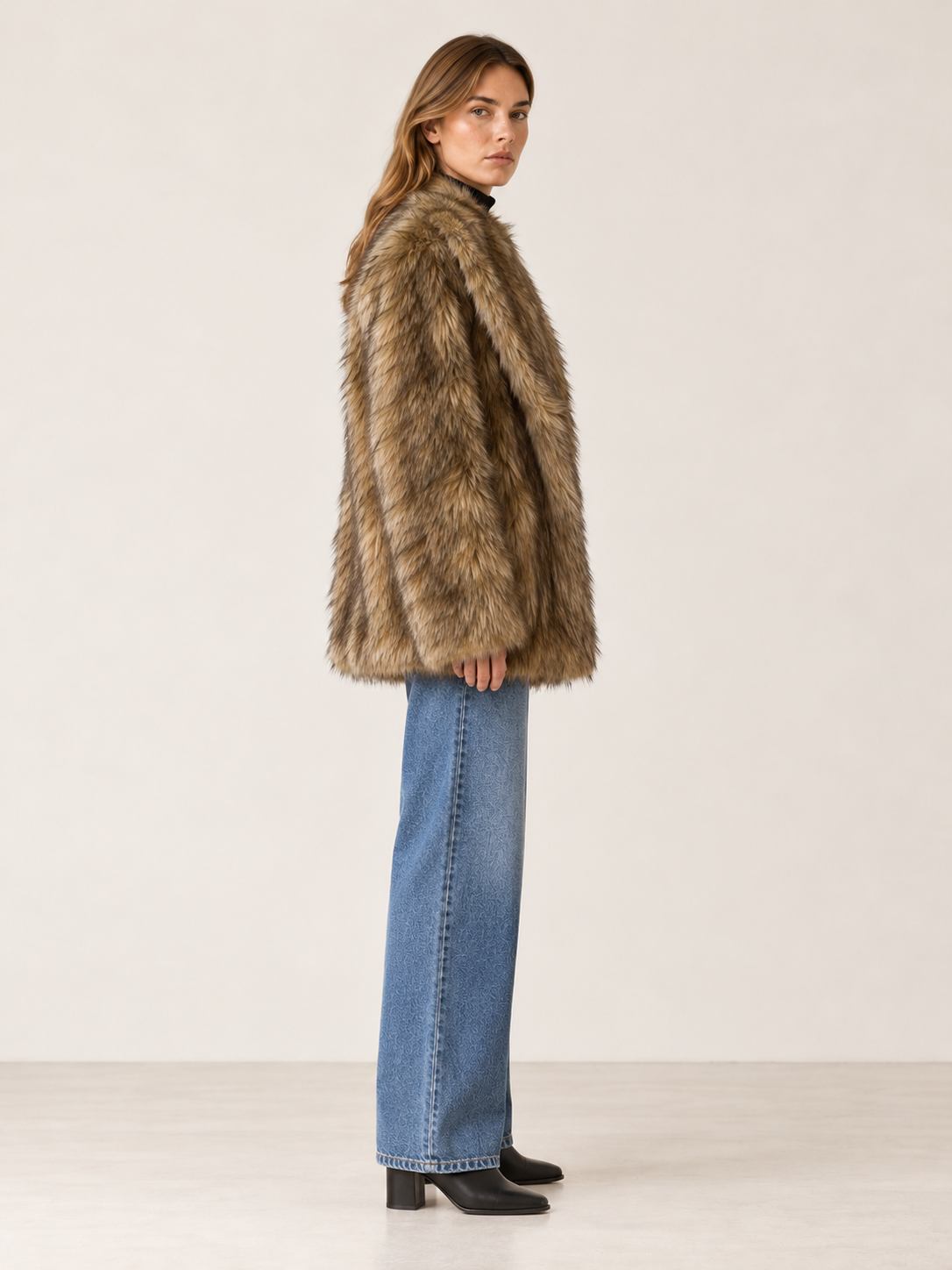 Maria | Women's Oversized Faux Fur Coat Winter