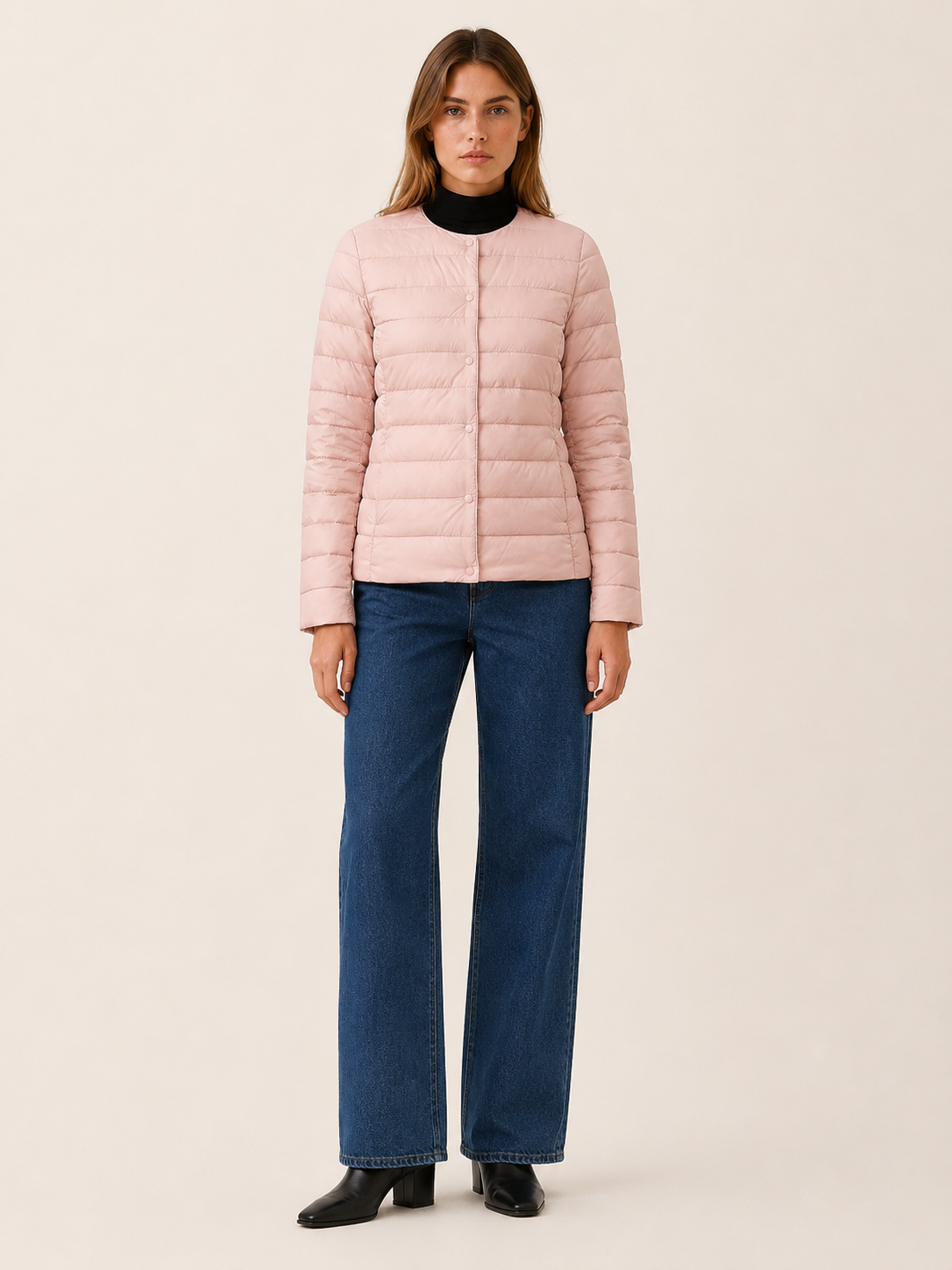 Mariselle | Women's Lightweight Quilted Jacket with Snaps