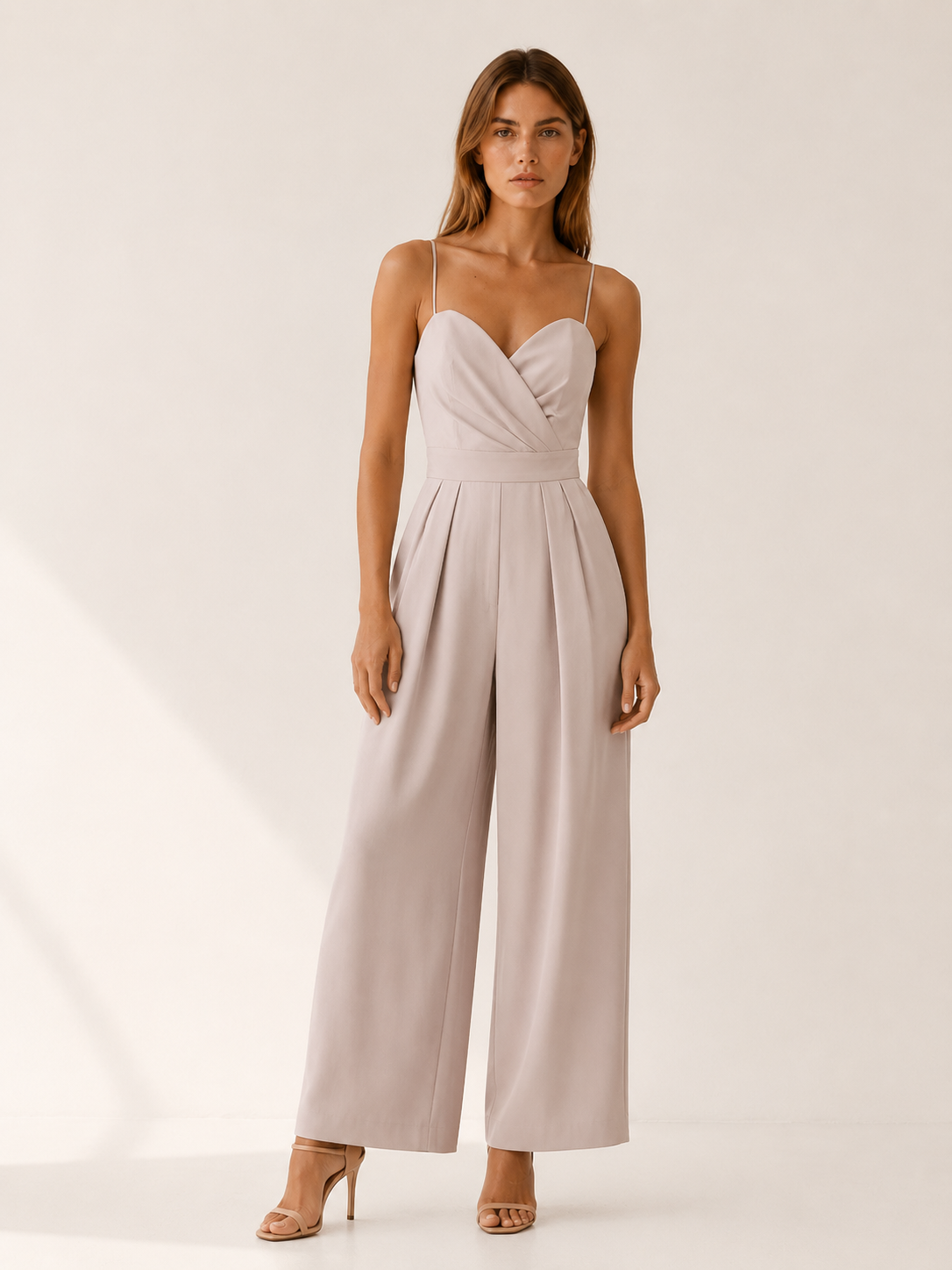 Miretta | Strap Jumpsuit with Wide Leg Trousers