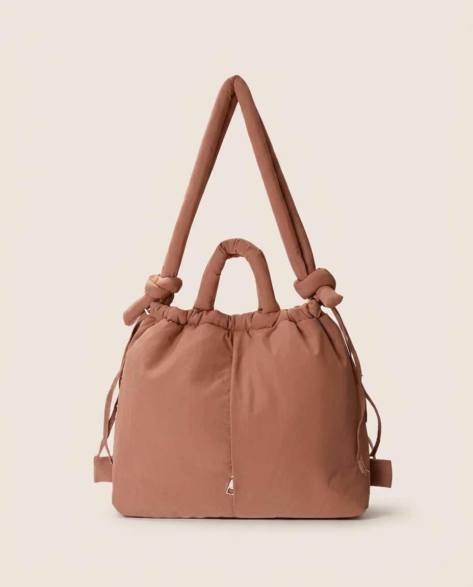 Ondine | Puffer Tote Bag with Quilted Texture