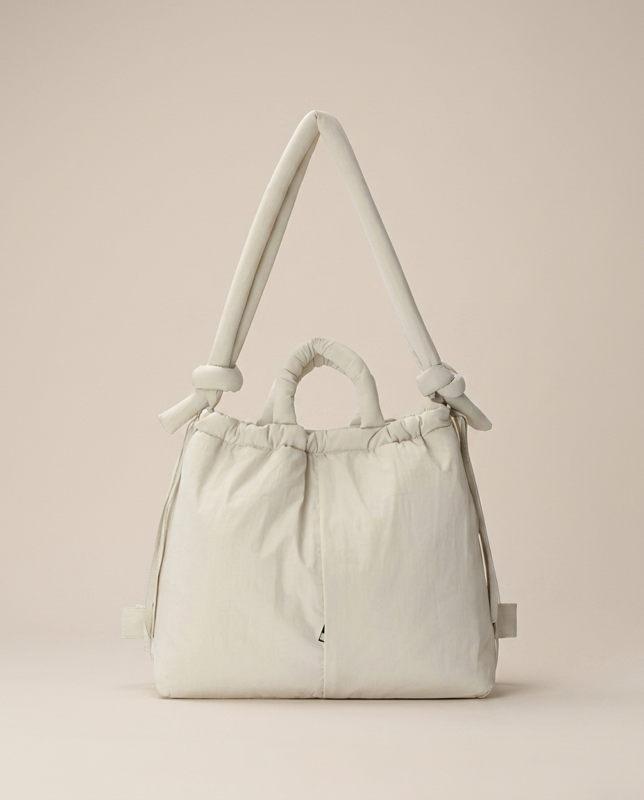 Ondine | Puffer Tote Bag with Quilted Texture