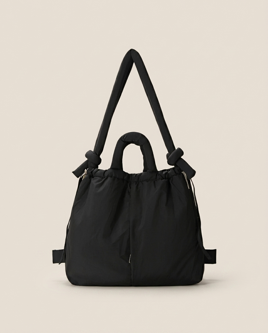 Ondine | Puffer Tote Bag with Quilted Texture