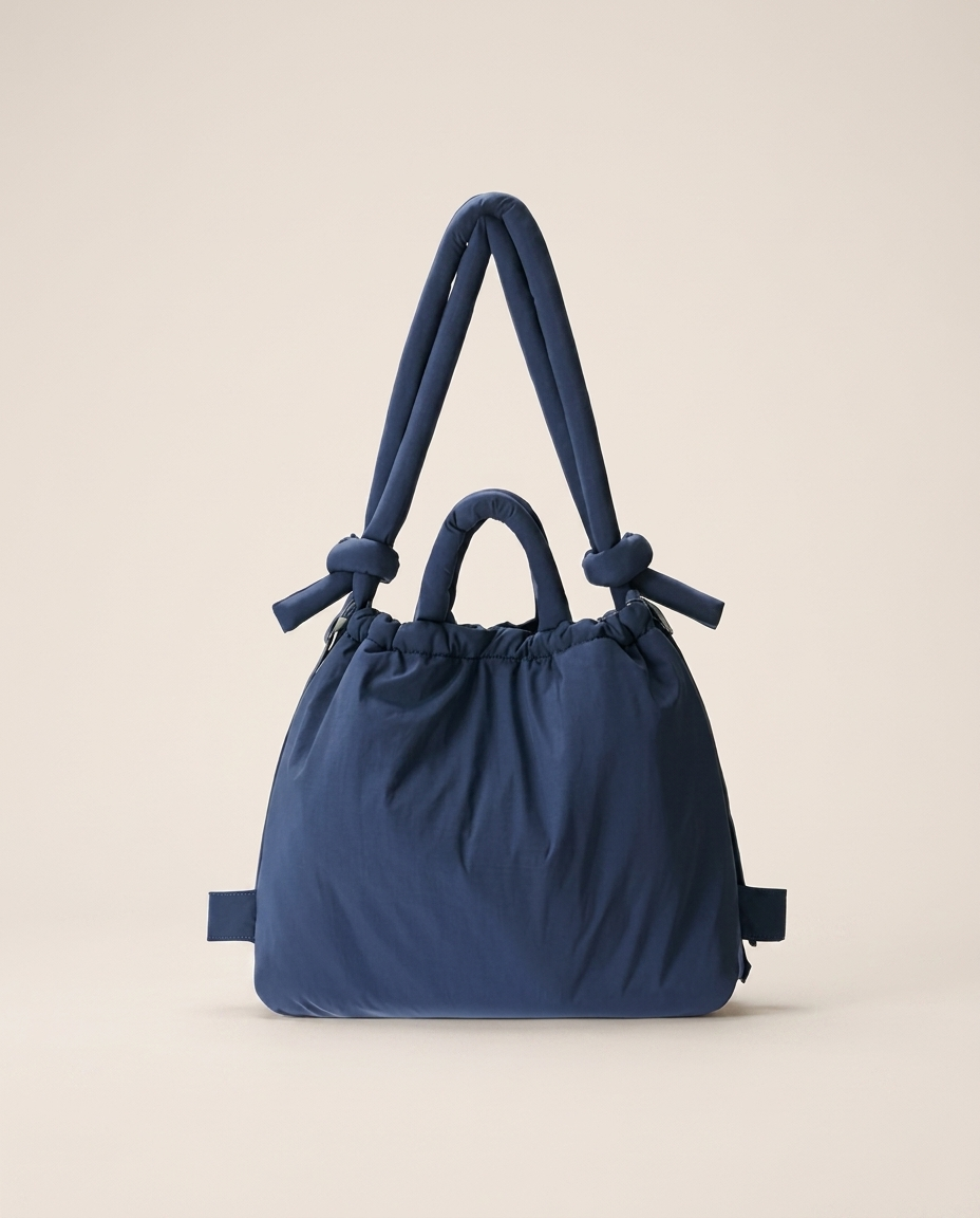 Ondine | Puffer Tote Bag with Quilted Texture