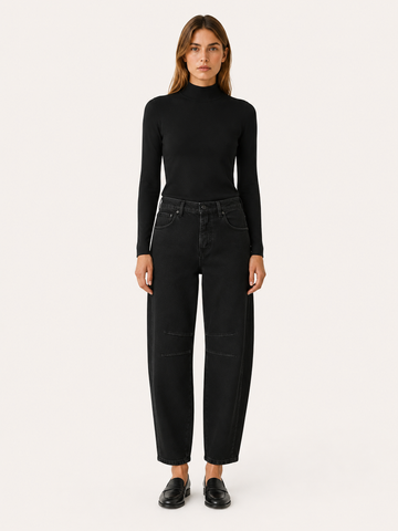 Oravienne | Women’s Barrel Jeans with Tapered Leg