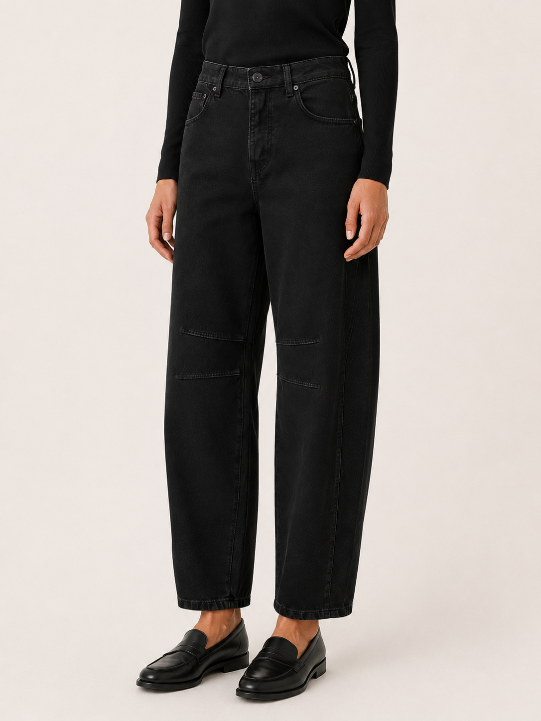 Oravienne | Women’s Barrel Jeans with Tapered Leg
