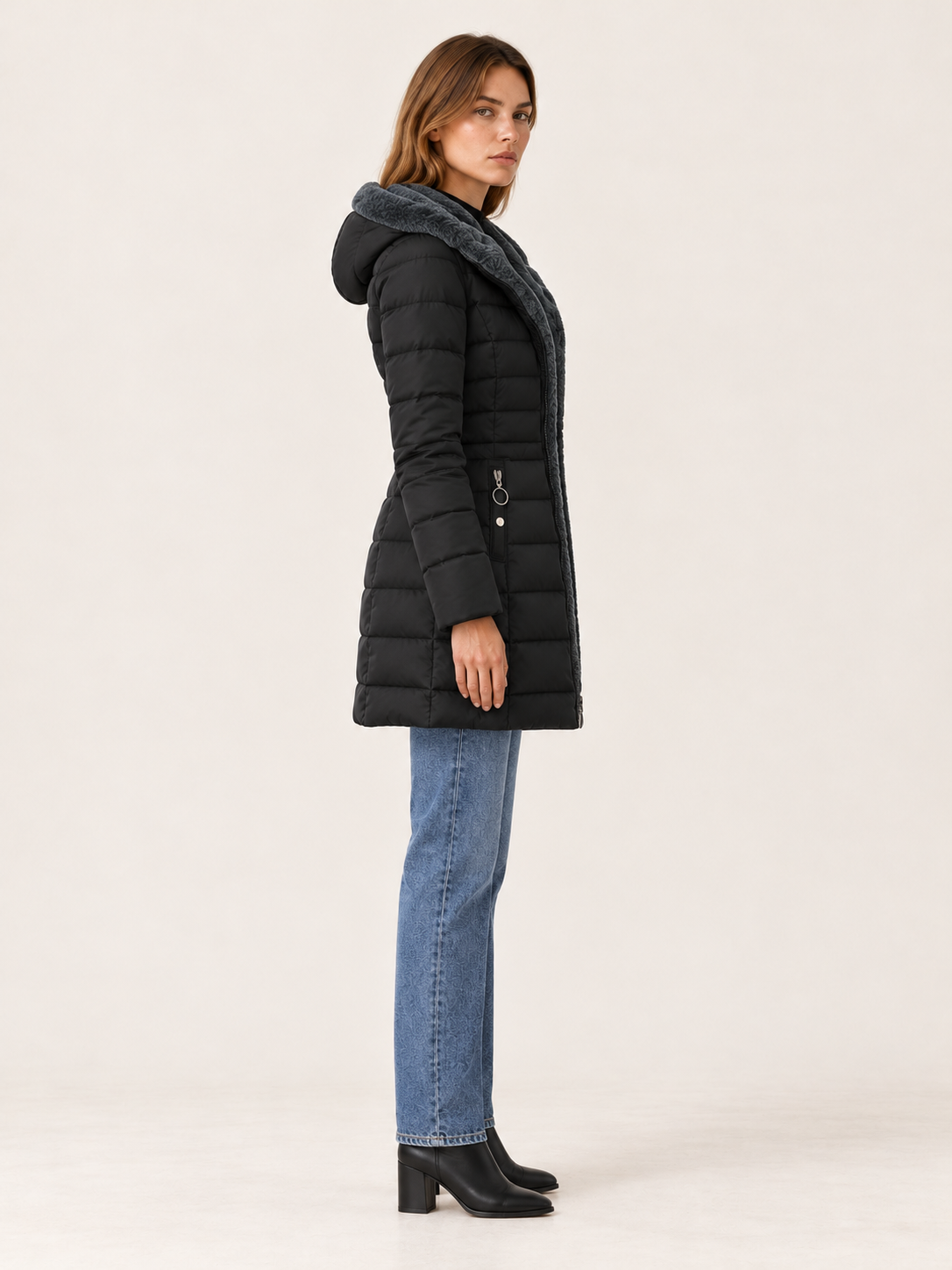 Paisley | Women's Longline Puffer Coat Winter