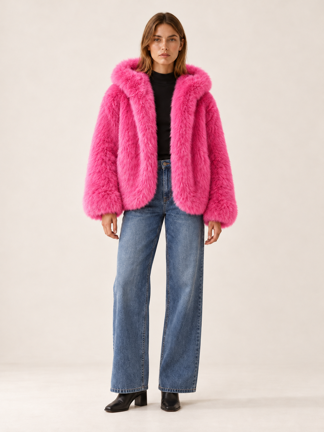 Parker | Women's Hooded Faux Fur Coat Winter