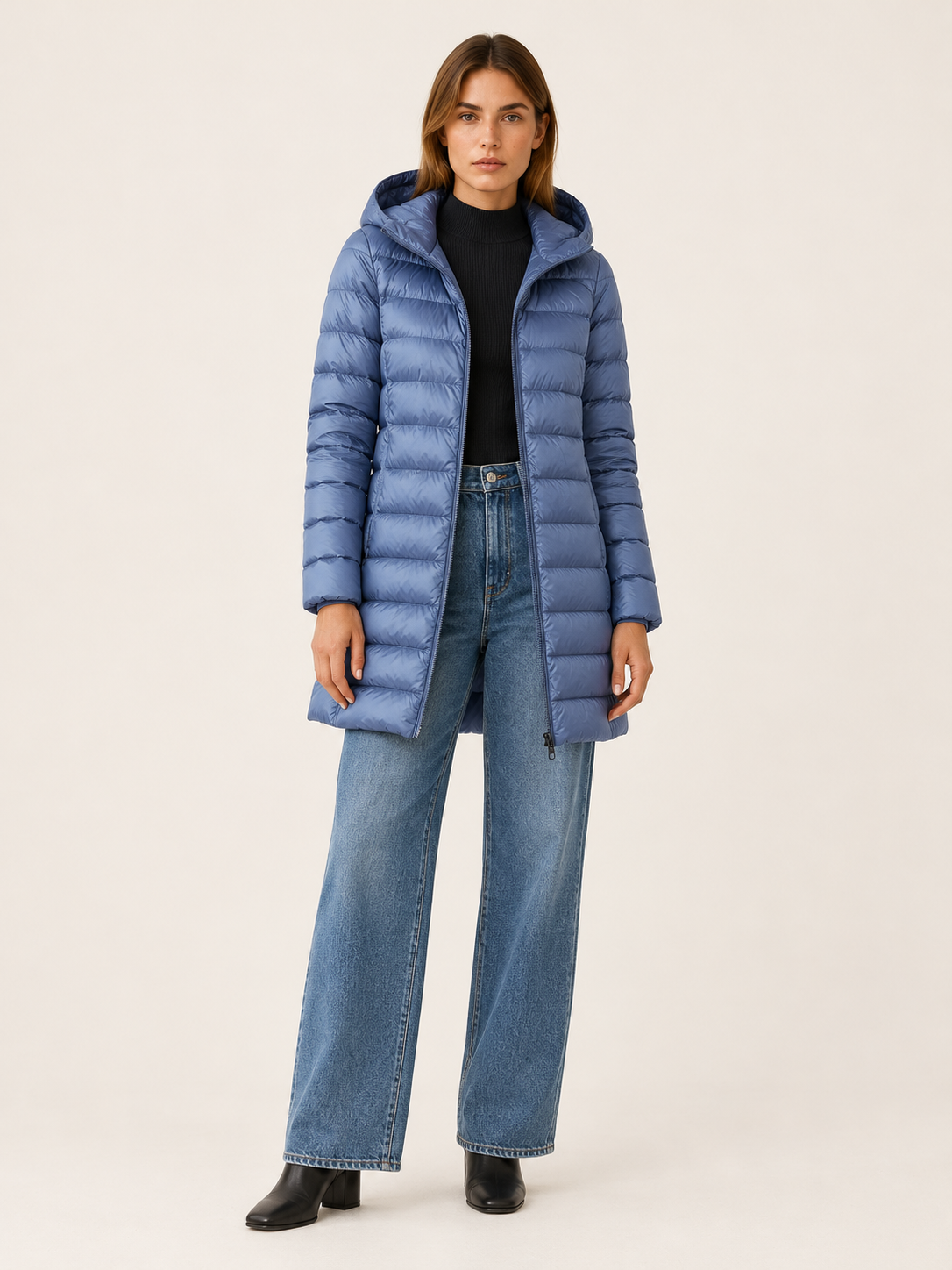 Riley | Women's Hooded Lightweight Puffer Jacket Fall
