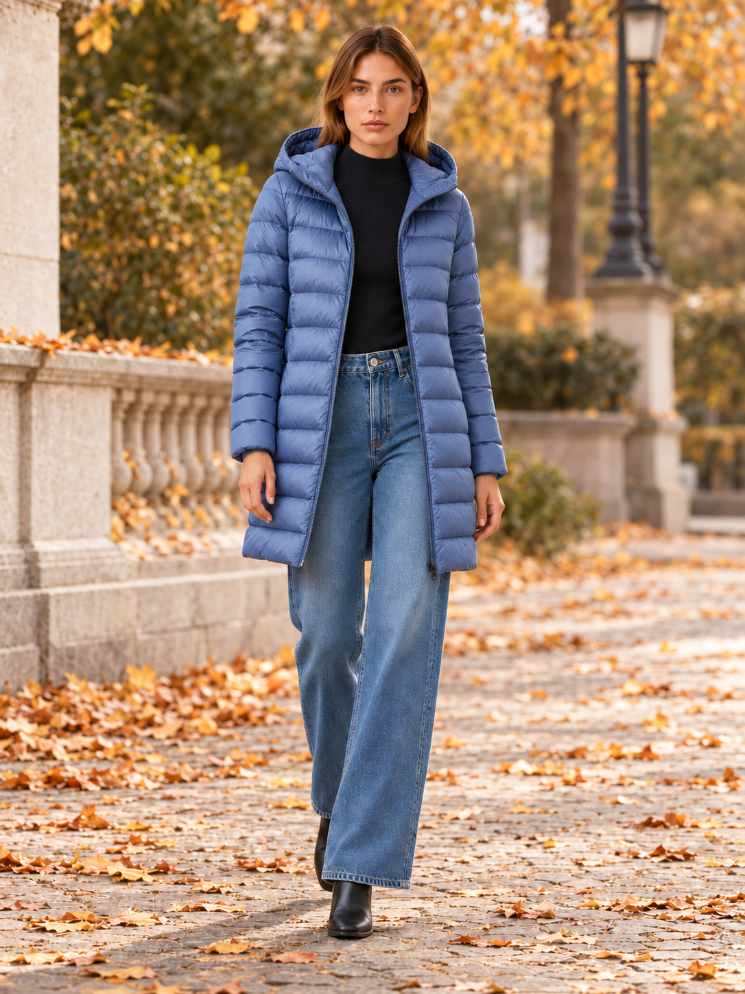 Riley | Women's Hooded Lightweight Puffer Jacket Fall