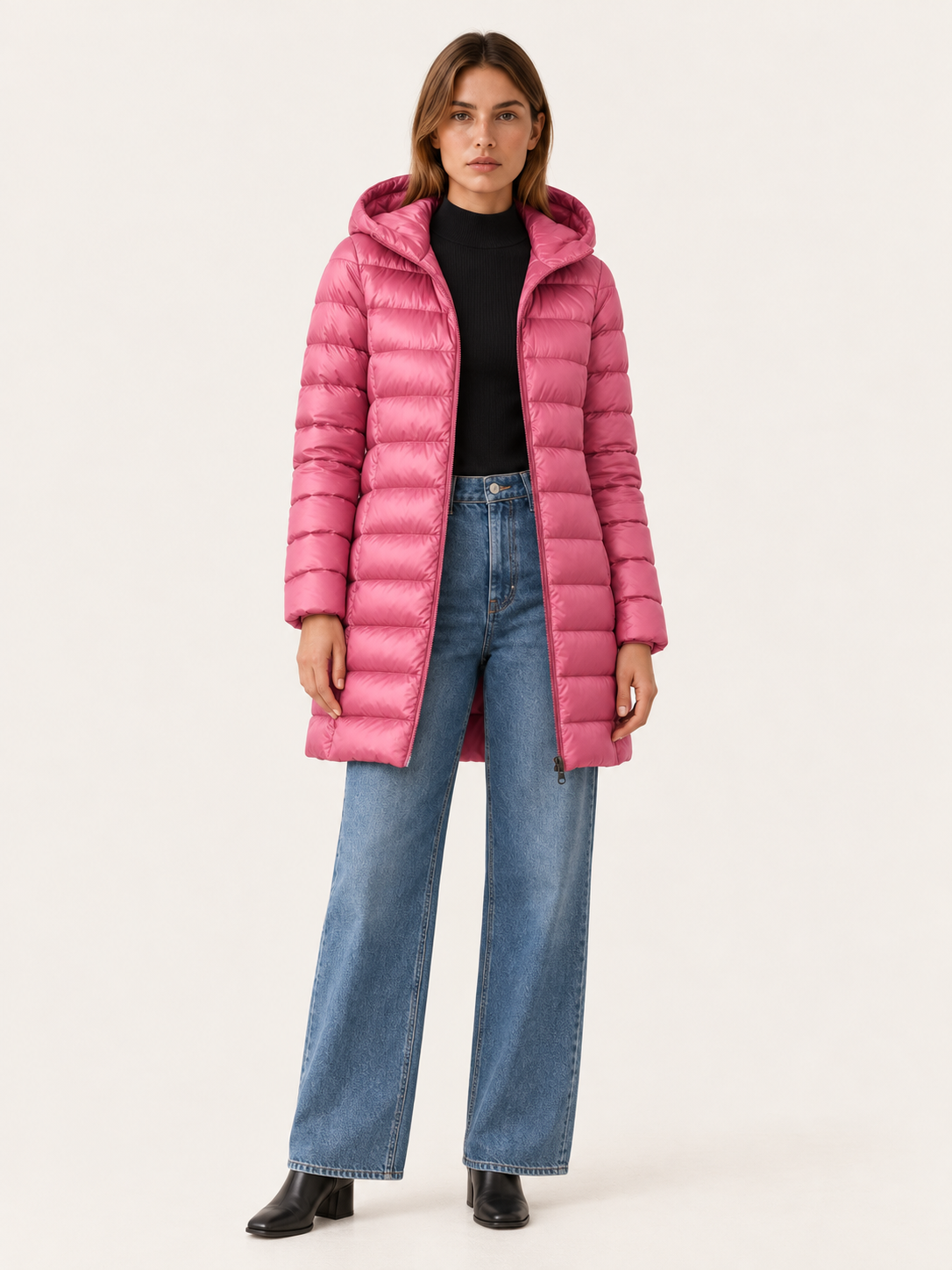 Riley | Women's Hooded Lightweight Puffer Jacket Fall