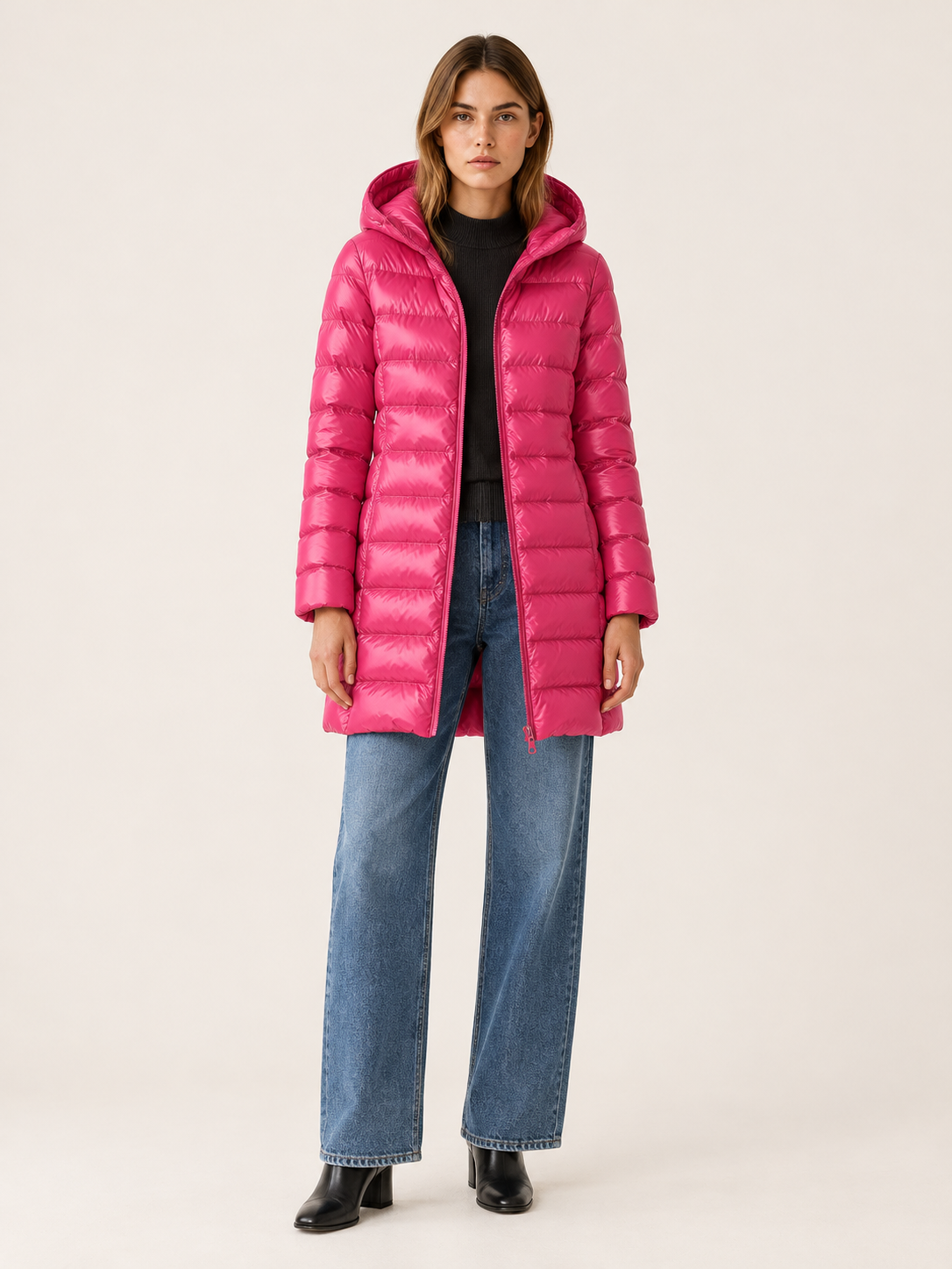 Riley | Women's Hooded Lightweight Puffer Jacket Fall