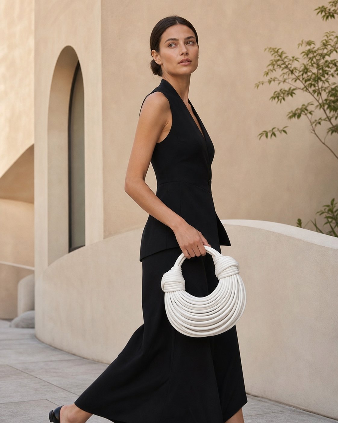 Romy | Sculptural Handbag with Knotted Handle