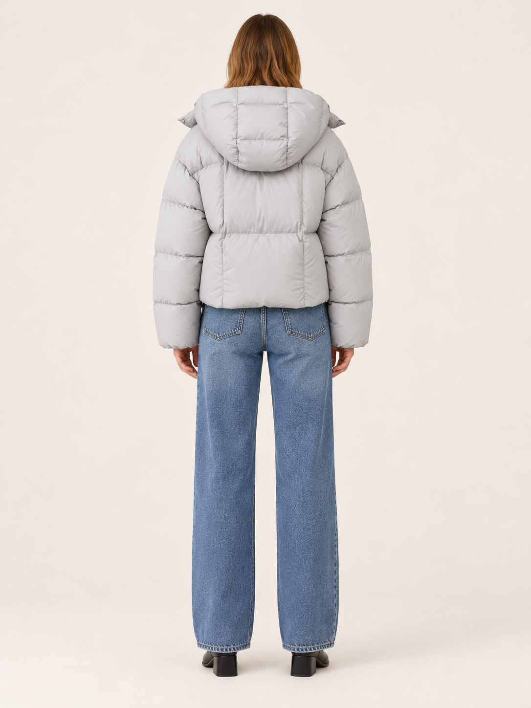 Rosalba | Women's Cropped Hooded Puffer Jacket Winter