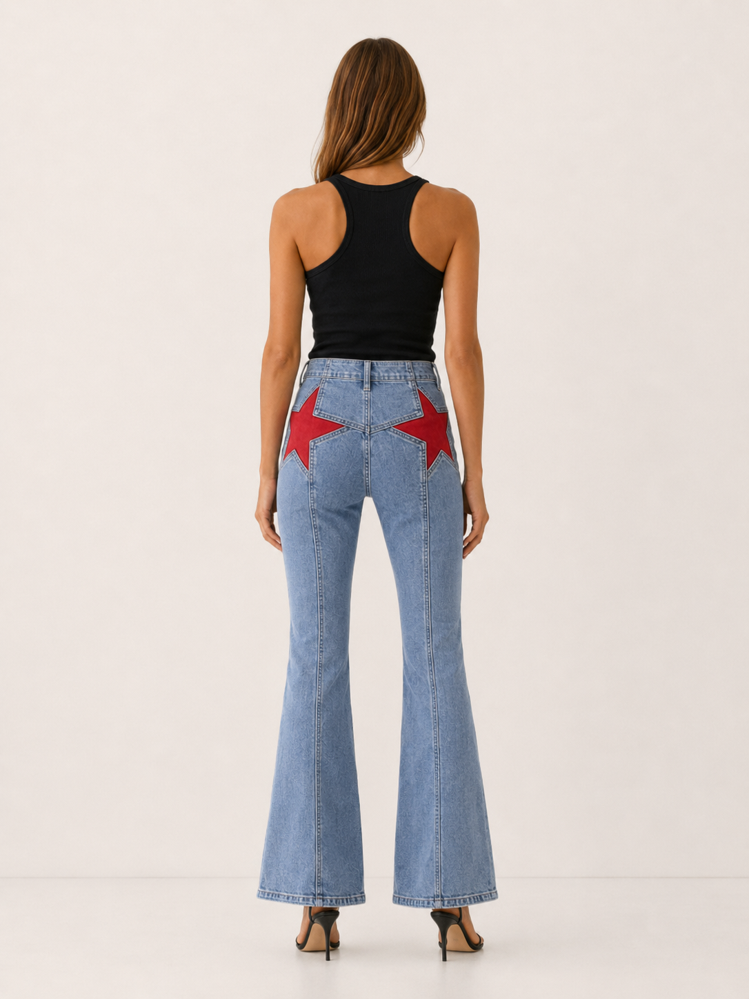 Rosanna | Flare Jeans with Star Patch Detail